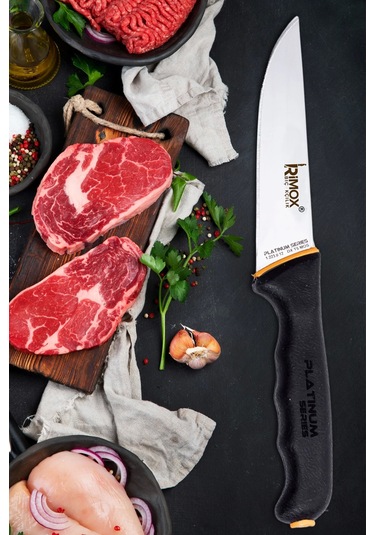 Platinium Serisi Kasap Ve Ev Mutfak Bıçağı Çelik Kasap No:4 Renkli