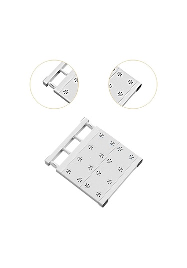 Homyl Genişletilebilir Bölücü Giyim Dolap Rafı Mutfak 24cmx30cm Beyaz Diğer