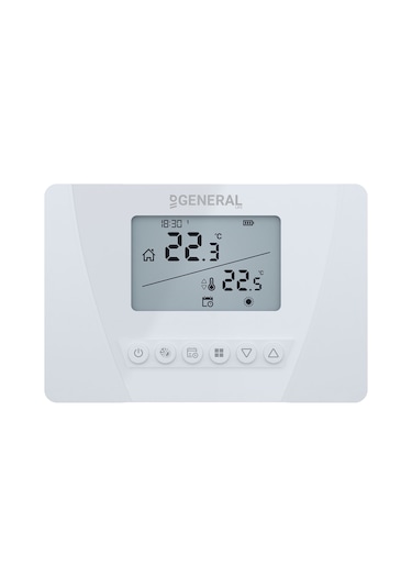 General Aruna 300S RF Kablosuz Oda Termostatı Beyaz