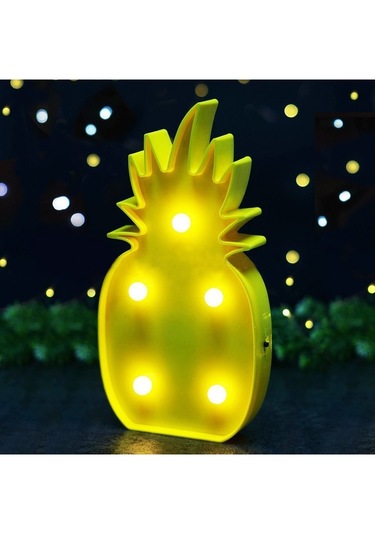 Asonplus Ananas Dekoratif Led Işık-gece Lambası-aydınlatma Fuşya