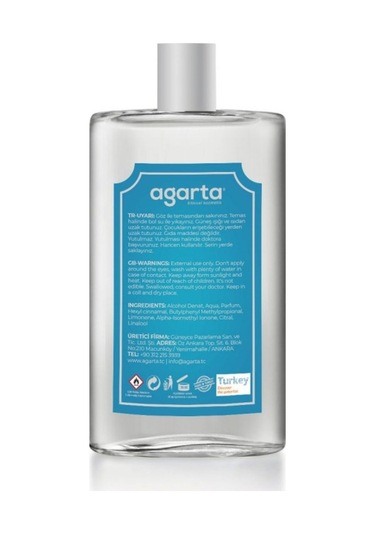 Agarta 80 Derece Aqua EDC Kolonya 200 ML