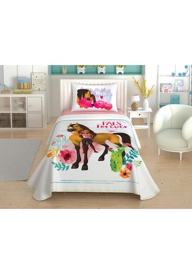 Taç Lisanslı Tek Kişilik Pike Takımı Spirit