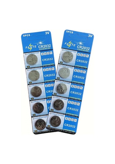 Globalbloom Cr2032 20li Pil 210mah 3v Anahtar Kumanda Saat Cihazlar İçin