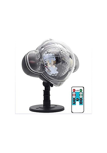 Youtek Ip65 Su Geçirmez Led Kar Tanesi Projeksiyonu Işığı, Uzaktan Kumanda Ve Zamanlayıcı İle, Noel Partileri Ve Dış Mekan Aydınlatması Çok Renkli