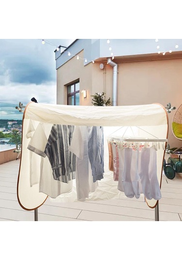 Suntek Giysi Kurutma Rafı Kapağı Güneşten Asılı Giysi Diğer
