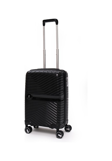 4 Lü Valiz Seti Elatae Exclusive Pro Polipropilen Kırılmaz Büyük - Orta - Kabin Boy Ve Makyaj Siyah 5239