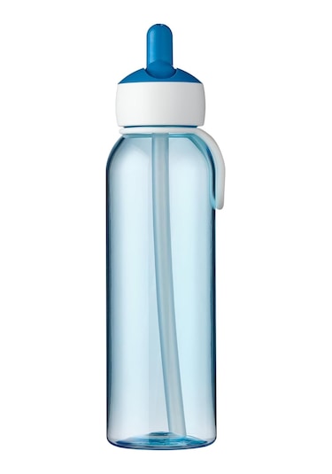 Mepal Pipetli Içecek Şişesi Campus Flip-up 500 Ml Mavi Çocukl Çok Renkli