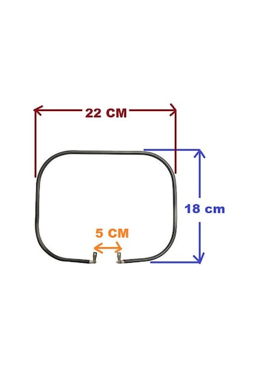 Lider Uyumlu 800 Watt Tost Makinesi Rezistans  Tost Rezistansı 22 X 18