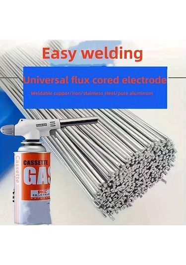 Elmpaly Gümüş 40/20'li Çubuk Lehim, Bakır Demir Paslanmaz Çelik Dıy Ev Tamiri