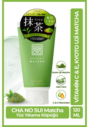 Cosmetex Roland Cha No Sui Matcha Yüz Yıkama Köpüğü 120 G