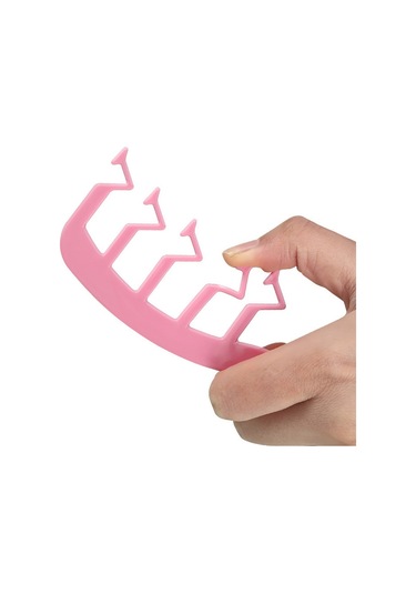 Sones 10 Adet Z Şeklinde Saç Tarağı Taşınabilir Saç Şekillendirme Aleti Mor