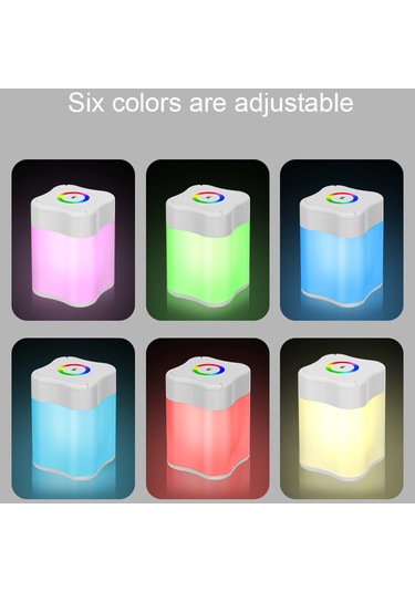 Vkemall Renk Değiştirilebilir Usb Şarjlı Gece Lambası - 2400mah Pil İle Uzun Ömürlü Diğer