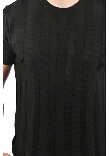 Deepsea Erkek Siyah Dar Kesim Pamuklu Triko Tişört Slim Fit Nefes Alan Bisiklet Yaka Tişört 2504348 Siyah Deepsea Erkek Siyah Dar Kesim Pamuklu Triko Tişört Slim Fit Nefes Alan Bisiklet Yaka Tişört 2504348 Siyah