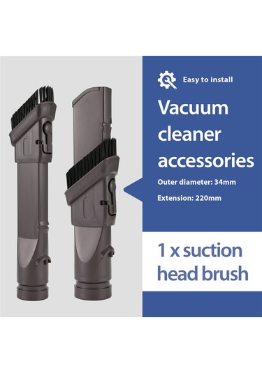 Sointeresting V6 Dc30 Dc34 Dc52 Dc72 Elektrikli Süpürge Yedek Parça Aksesuarları 2'si 1 Arada Fırçalar İçin Düz Nozul Fırça Emiş Başlığı