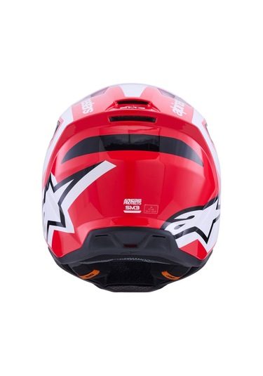 Alpinestars Sm3 Heath Off-road Kaskı Kırmızı Siyah Kırmızı - Siyah