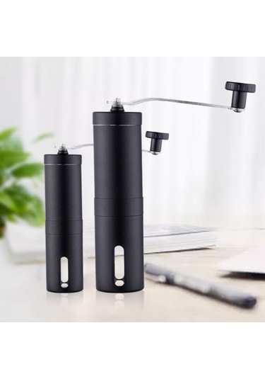 Hand Crank Coffee Machine Manual Pepper Mill Grinder Mid Black Siyah