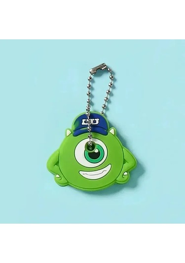 Mınıso 46 Modelli Toptan Anime Anahtarlık Kapağı - Minnie Karikatür Taşınabilir Anahtarlık Tutucu Pembe Green