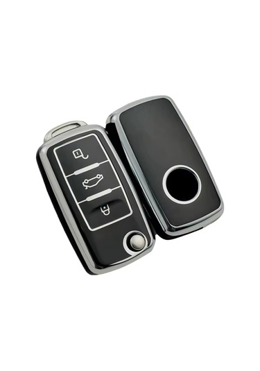 Volkswagen Transporter Anahtar Kılıfı Siyah-silver