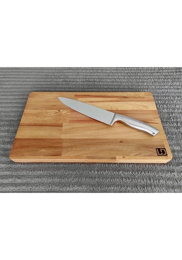 Masif Ahşap Kesme Doğrama Tahtası 42x24cm