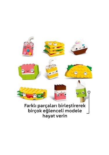 LEGO® Yaratıcı Yiyecek Arkadaşlar 11039 - 4 Yaş ve Üzeri Çocuklar için Hayal Gücünü Geliştiren Yaratıcı Oyuncak Yapım Seti (150 Parça) LEGO® Yaratıcı Yiyecek Arkadaşlar 11039 - 4 Yaş ve Üzeri Çocuklar için Hayal Gücünü Geliştiren Yaratıcı Oyuncak Yapım Seti (150 Parça)