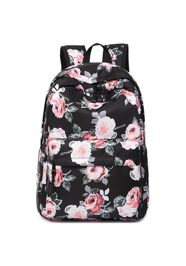 Sırt Çantası Bayan Sırt Çantası Etnik Rüzgar Baskı Çiçek Su Geçirmez Büyük Kapasiteli Seyahat Kadın Çantası Öğrenci Okul Çantası Matches The İmage Çok Renkli