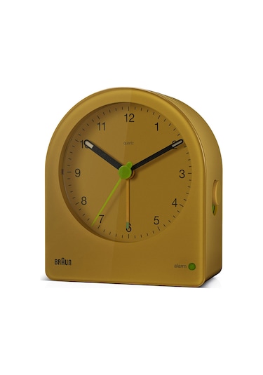 Braun Bc22y Sarı Klasik Analog Alarmlı Masa Saati