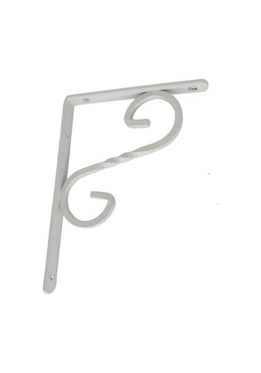 Beşel Perforje Raf Altı Parlak Beyaz 15,5x11,5x1,4 Cm 4 Adet