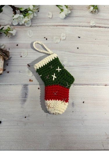 Örgü Yılbaşı Ağacı Süsü