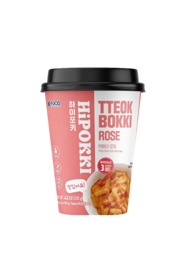 Hipokki Rose Soslu Ve Klasik Soslu Tteokbokki Kore Pirinç Keki 120gr 2'li Set