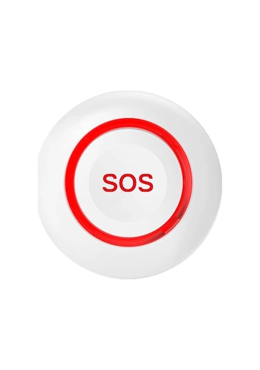 Anjiexun Wifi Sos Alarm Düğmesi Pil Şarj Edilebilir Yaşlı Akıllı Acil Durum