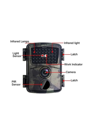 Prestigegoods Pr600a 20 Milyon 1080p Hd Kızılötesi Çok Renkli İzleme Kameraları 38 Ir Lamba Çok Renkli