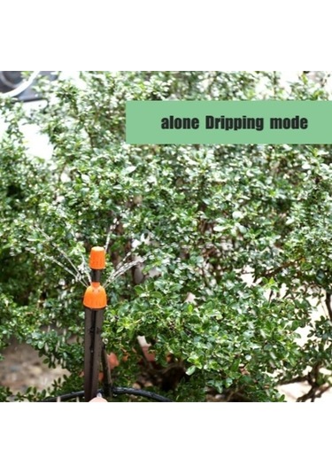 Tongxida Bahçe Otomatik Sprey Mikro Sulama Cihazı, 21cm Turuncu