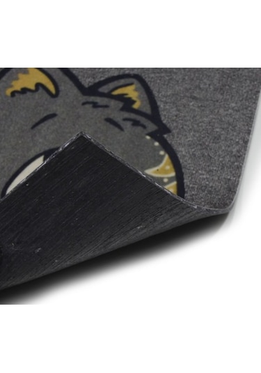 Kedi Desenli Kauçuk İç Ve Dış Kapı Önü Paspası 45x70