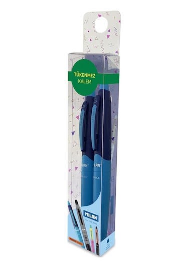 Mılan 17656590120 Capsule Mavi Tükenmez Kalem Blister - 2li