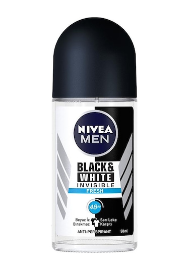Nivea Invisible Black&White Fresh Erkek Roll-On Deodorant 50 ML