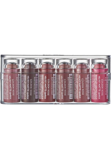 Golden Rose Velvet Matte Ruj Mini 6'lı Kapsül Maxi No:2