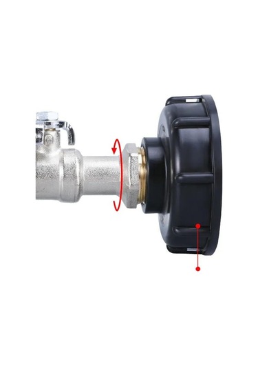 Suofeng Ibc Tankı Topak Valfi Seti - 60mm X 3/4" Alyuminyum Adaptörlü Bahçe Musluğu, Hortum Bağlantısı Ve Tamir Aksesuarları