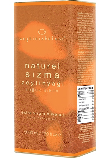 Zeytin İskelesi Natürel Sızma Zeytinyağı Teneke 5 L