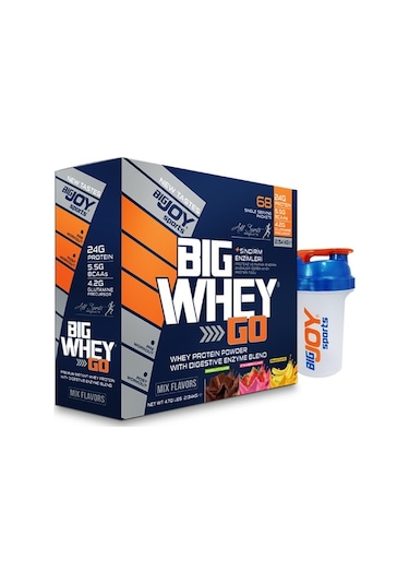 Bigjoy Sports Big Whey Go Mix 68 Servis 2.13 KG + Shaker
