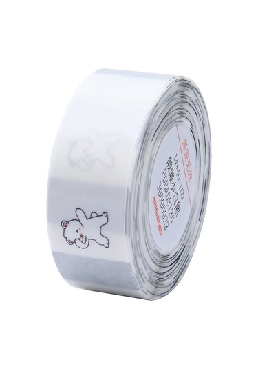 Aubyhe Termal Transparan Etiket Kağıdı 14x40mm 160 Yaprak - D11/d110/d101 Uyumlu 1 Rulo