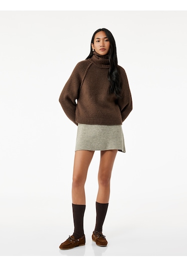 Koton Mini Boy A Kesim Triko Etek Vizon 6wak70003ht Vizon