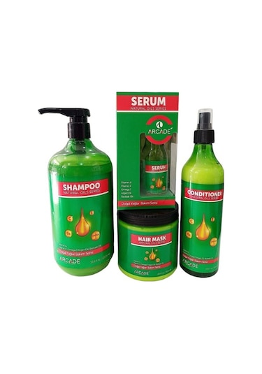 Arcade Natural Oils Serisi Saç Bakım Seti