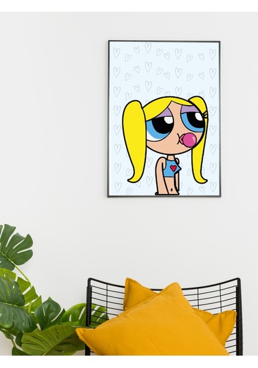 Powerpuff Girls Tasarımlı 24 33 Cm 350 Gr. Kuşe Kağıt Poster Pyt1