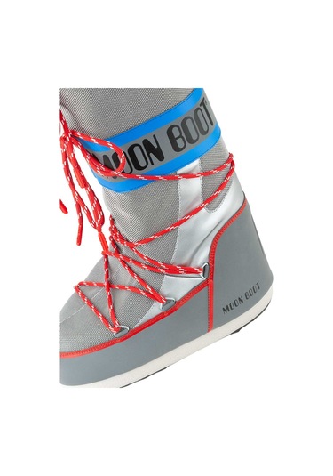Hf04 Silver Blue Red Bot Kız Çocuk 80d1403030-hf04 Moon Boot Icon Space Racing Silver/blue/red 23- Çok Renkli