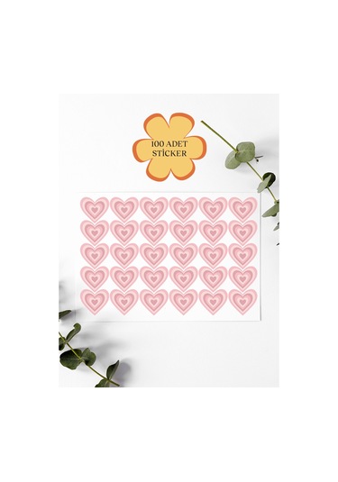 100 Adet Teşekkür Ederiz Stickers Paketleme Kargo Çıkartma Pyt010