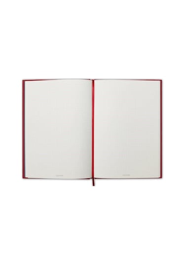 Confetti Kırmızı Sert Kapak Düz Çizgisiz Ajanda Defter