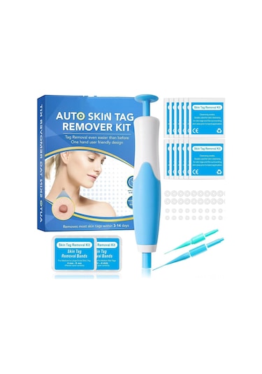 Vkemall Hızlı Ve Etkili Siğil Ve Et Beni Temizleme Seti - 2 Başlık + 40 Lastik Bant 112 Karakter