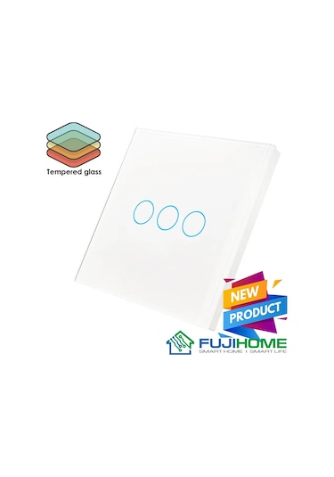 Fujıhome 3 Tuşlu Sensörlü Anahtar, Wifi Olmadan 262575376