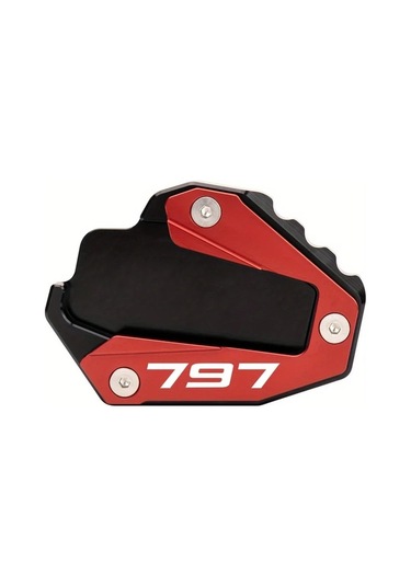 Xuweiwei Monster 797 2017 2018 Motorcycle Kickstand Pad Anti Sink Stabilizer Black Outdoor Parking