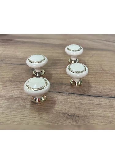 F Furnitura Klasik Mobilya Düğme Pimi 207077866 Fildişi